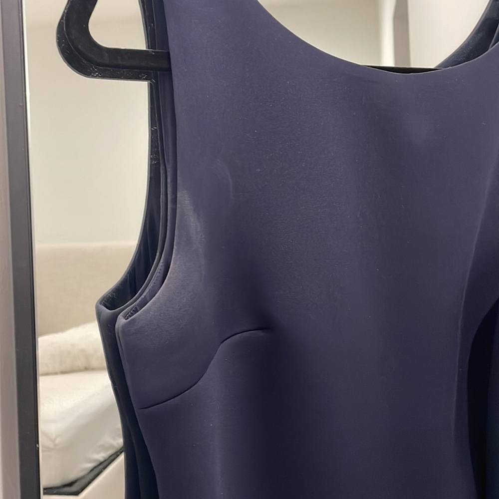 Eliza J Navy Blue Mermaid Gown - Picture 3 of 7